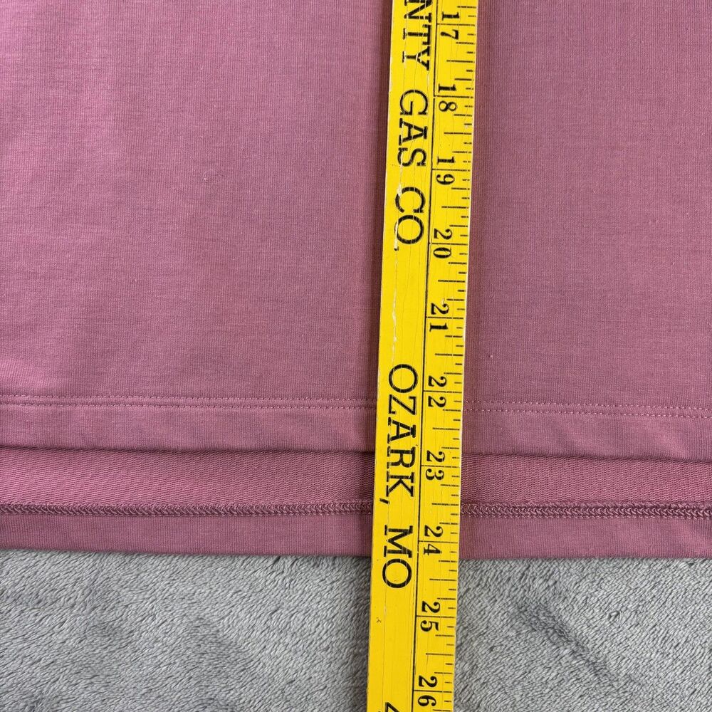 Nike Yoga‎ Dri-FIT Pullover Hoodie Womens S Oversized Pink Sweatshirt DM7033-667 - Picture 9 of 12
